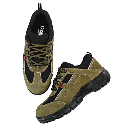 Ozarro Suede Leather Steel Toe Safety Shoes (S4423)