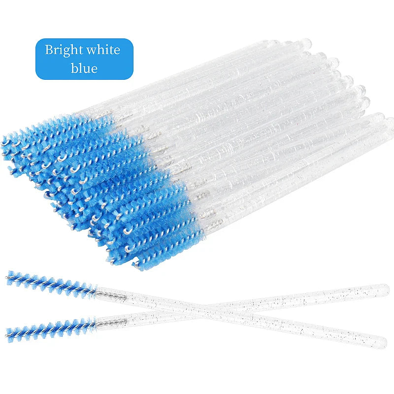 50Pcs Disposable Eyelash Brushes Set