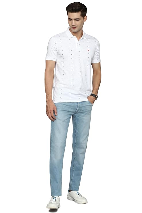Allen Solly Men's 100% Cotton Regular Fit T-Shirt