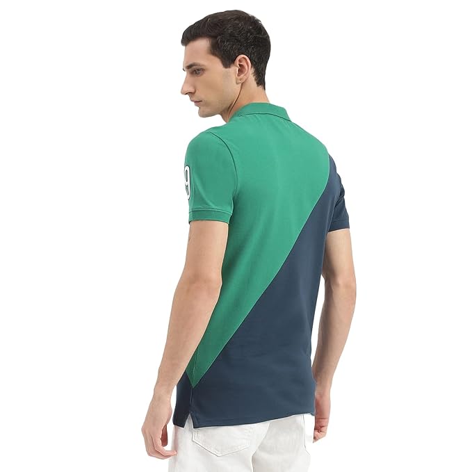 United Colors of Benetton Men's Solid Regular Fit Polo Shirt