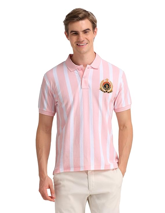 U.S. POLO ASSN. Men's Striped Slim Fit Polo Shirt