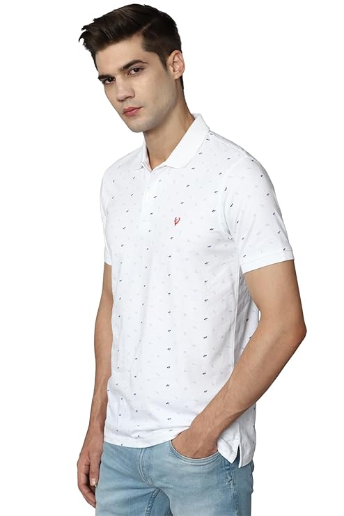 Allen Solly Men's 100% Cotton Regular Fit T-Shirt