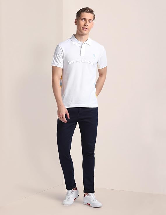 U.S. POLO ASSN. Men's Cotton Slim Fit Polo Shirt