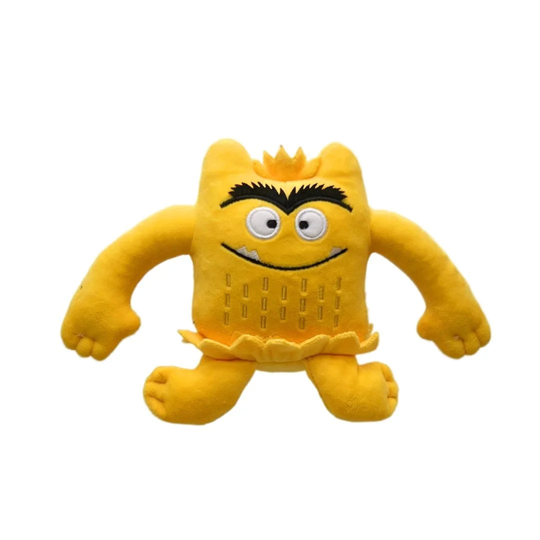 6pcs Color Monster Kawaii Plush Toys for Kids