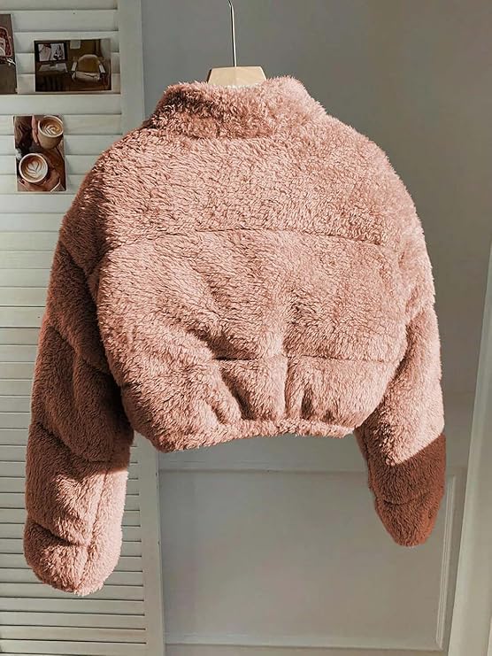 KOTTY Women's Luxurious Faux Fur Jacket for Winter, Stylish Outerwear, Warm and Cozy Fashion Coat, Perfect for Casual and Stylish Wear