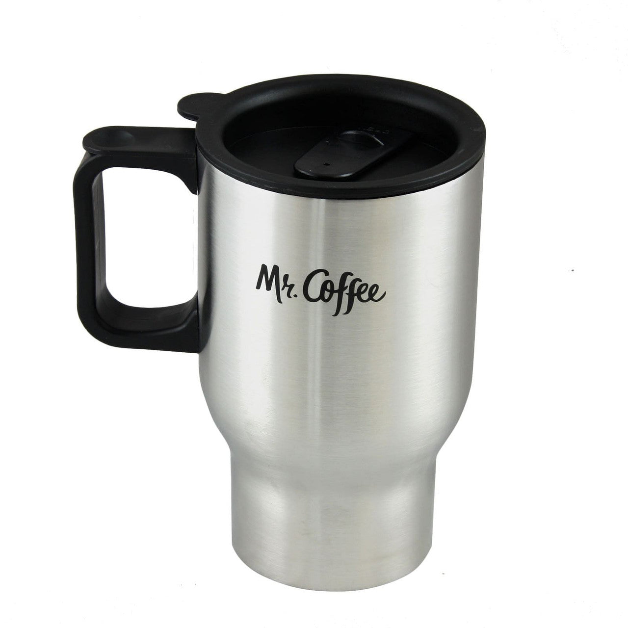Mr. Coffee Expressway 13.5 Ounce Stainless Steel Thermal Travel Mug Cup with Lid