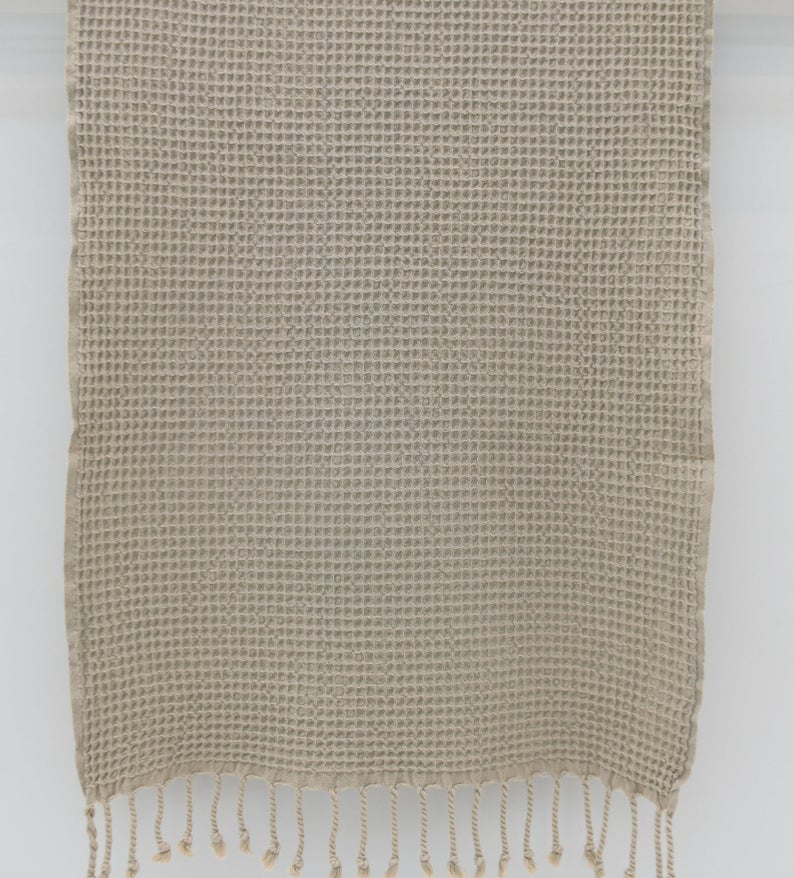 WAFFLE STONE WASHED HAND TOWEL