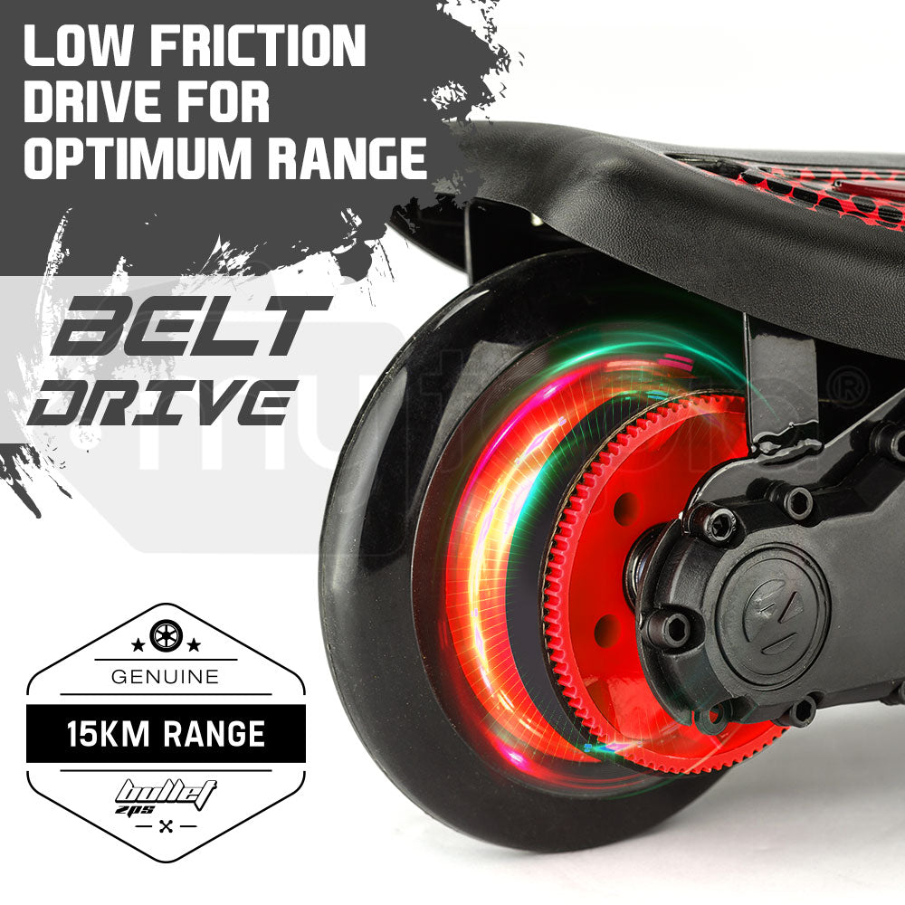 NNEMB Kids Electric Scooter 140W Children Ride Toy Battery Boys Girls Red