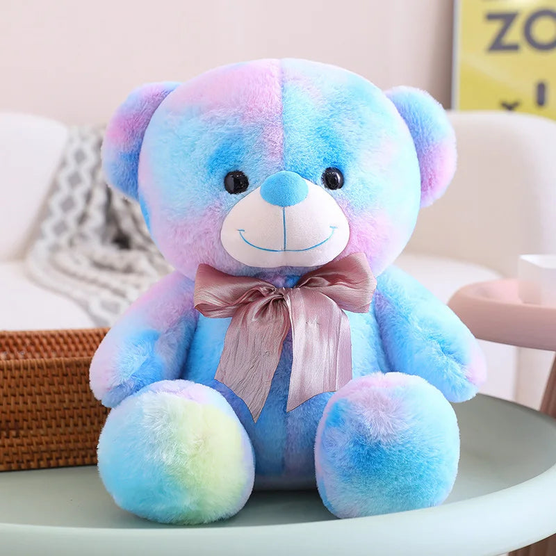 Nice Rainbow Plush Bear Toy for Kids