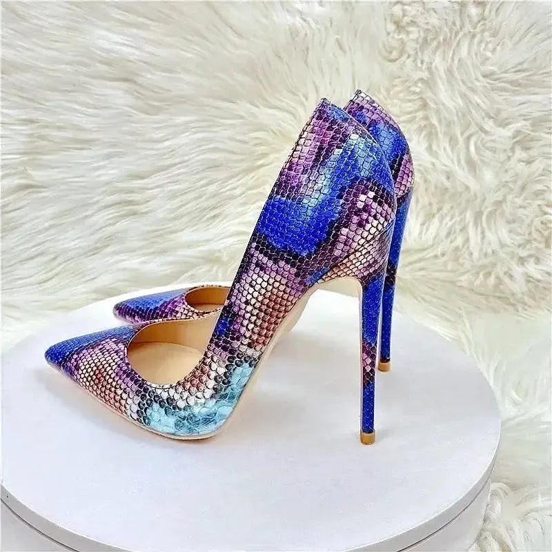 Cobalt Viper Heels - Pumps