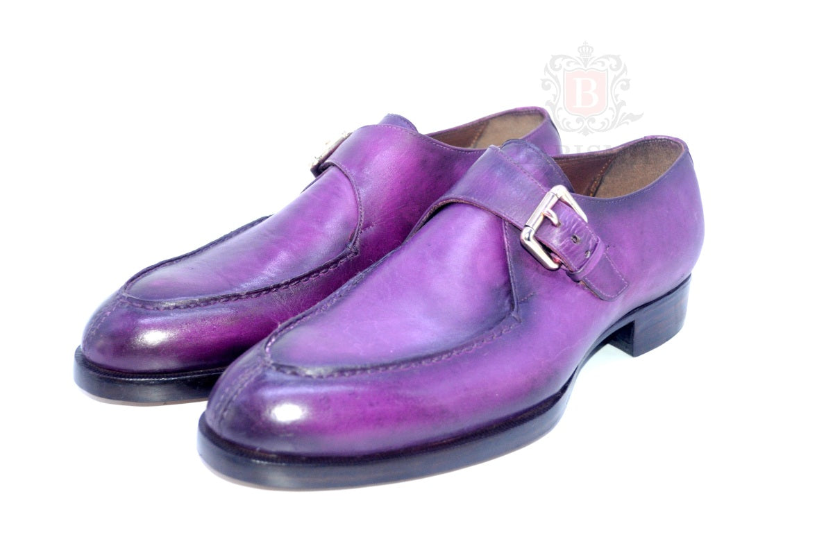 Smith IV - Purple Monk Dress Shoes-0