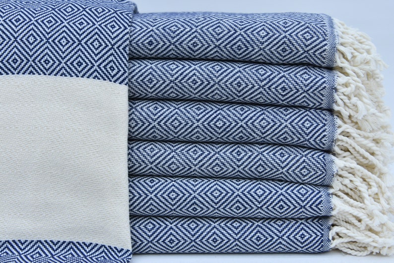 Hammam Towel | Beach Towel | Yoga Towel | 100x80cm made from 100% Turkish Cotton