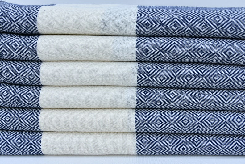 Hammam Towel | Beach Towel | Yoga Towel | 100x80cm made from 100% Turkish Cotton