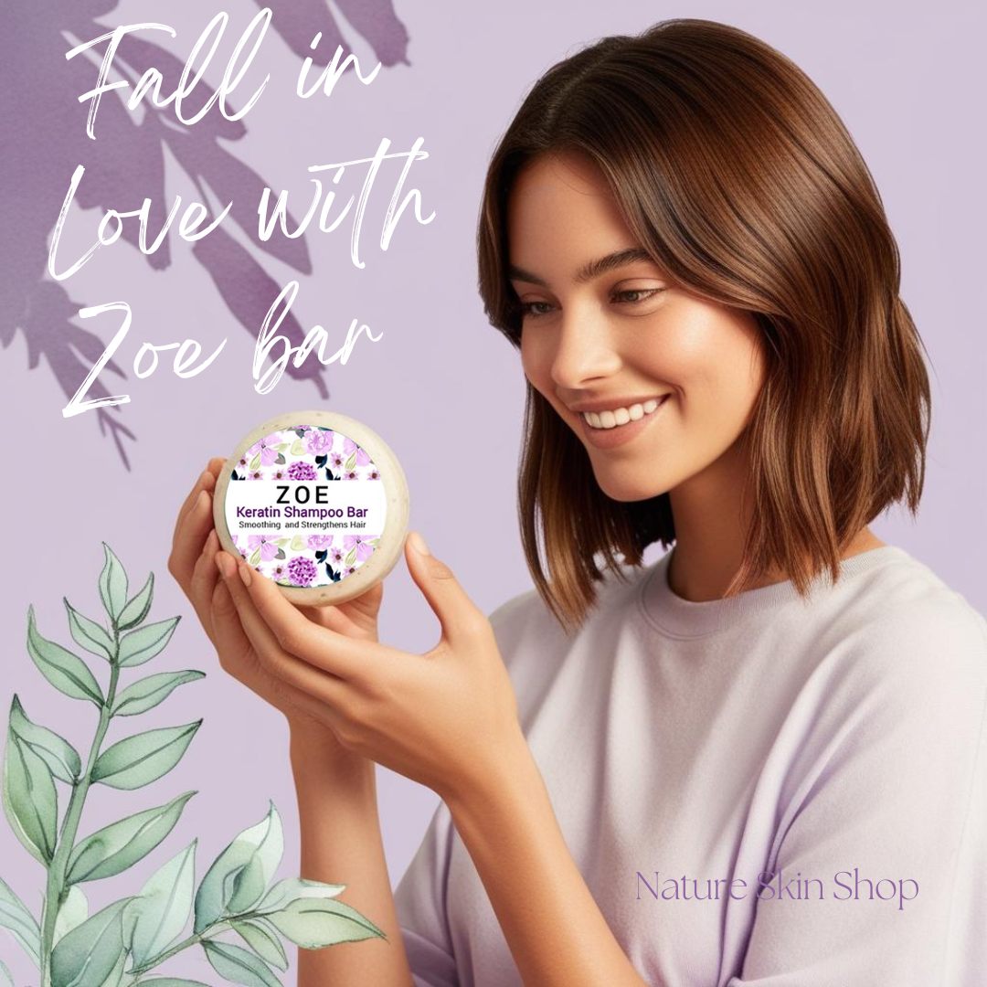 Zoe Keratin Shampoo Bar | Smoothing and Strengthens Hair