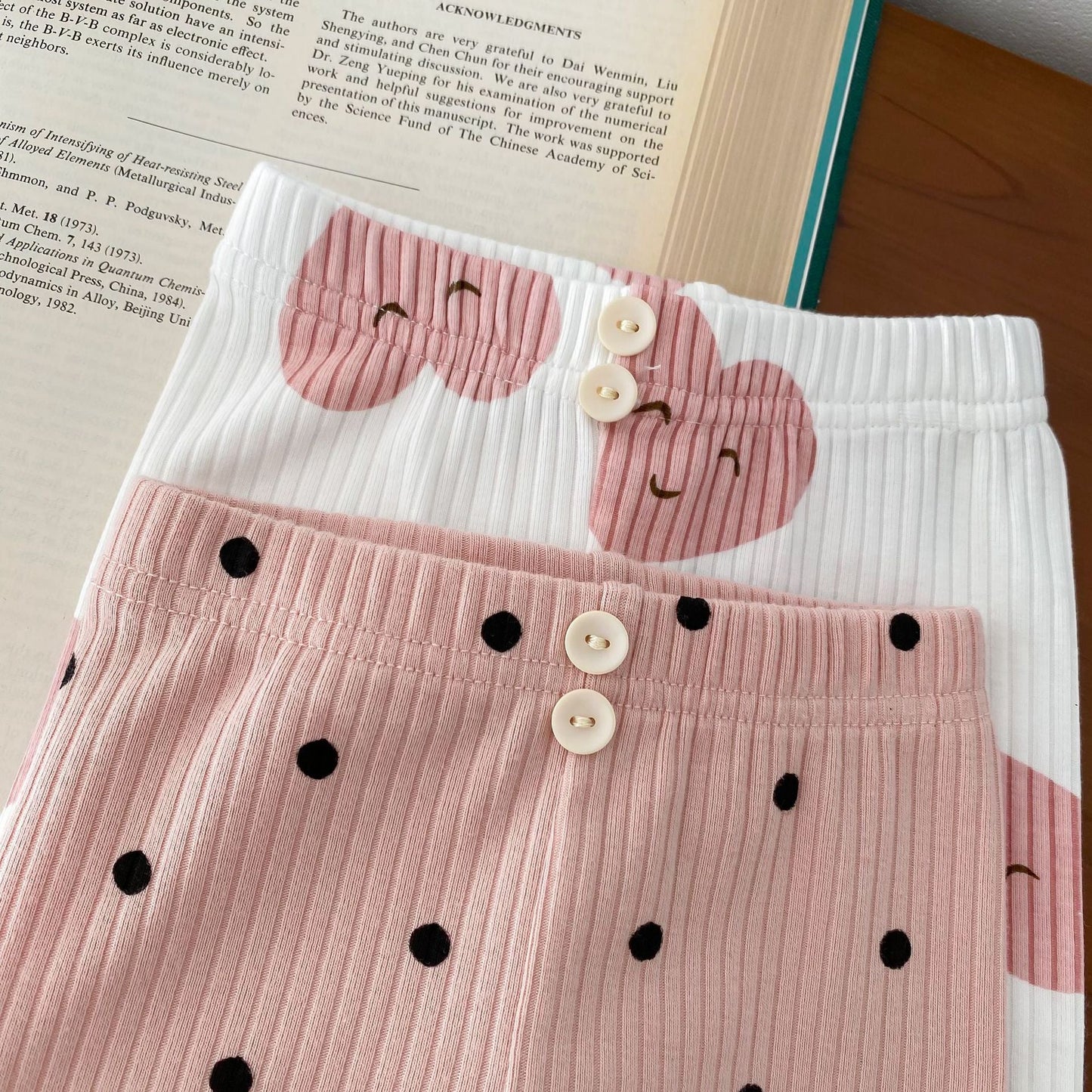 Spring and Autumn Baby Kids Girls Casual Pattern Top and Pants Clothing Set