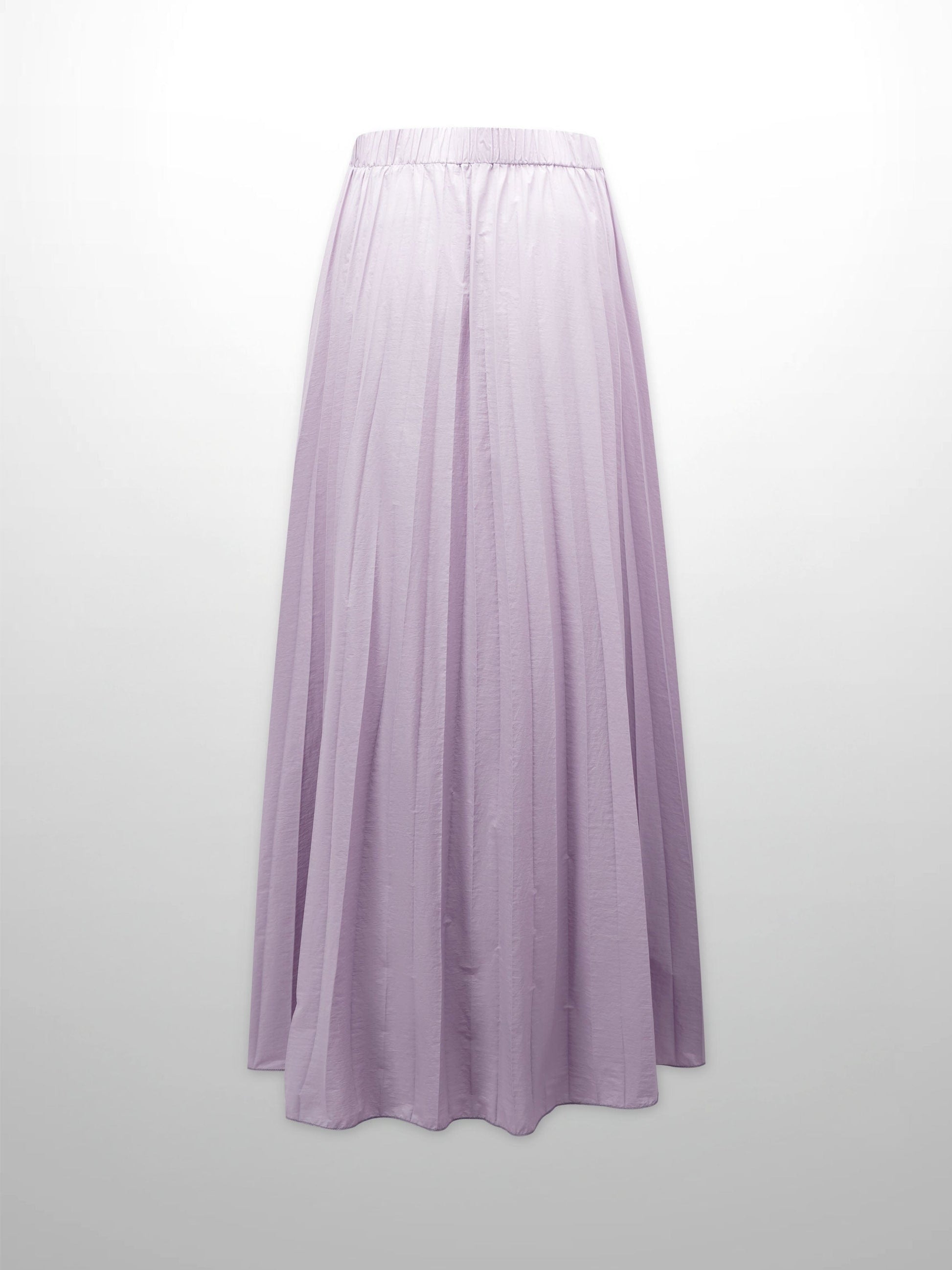 Nylon Circle Skirt-Mauve-1