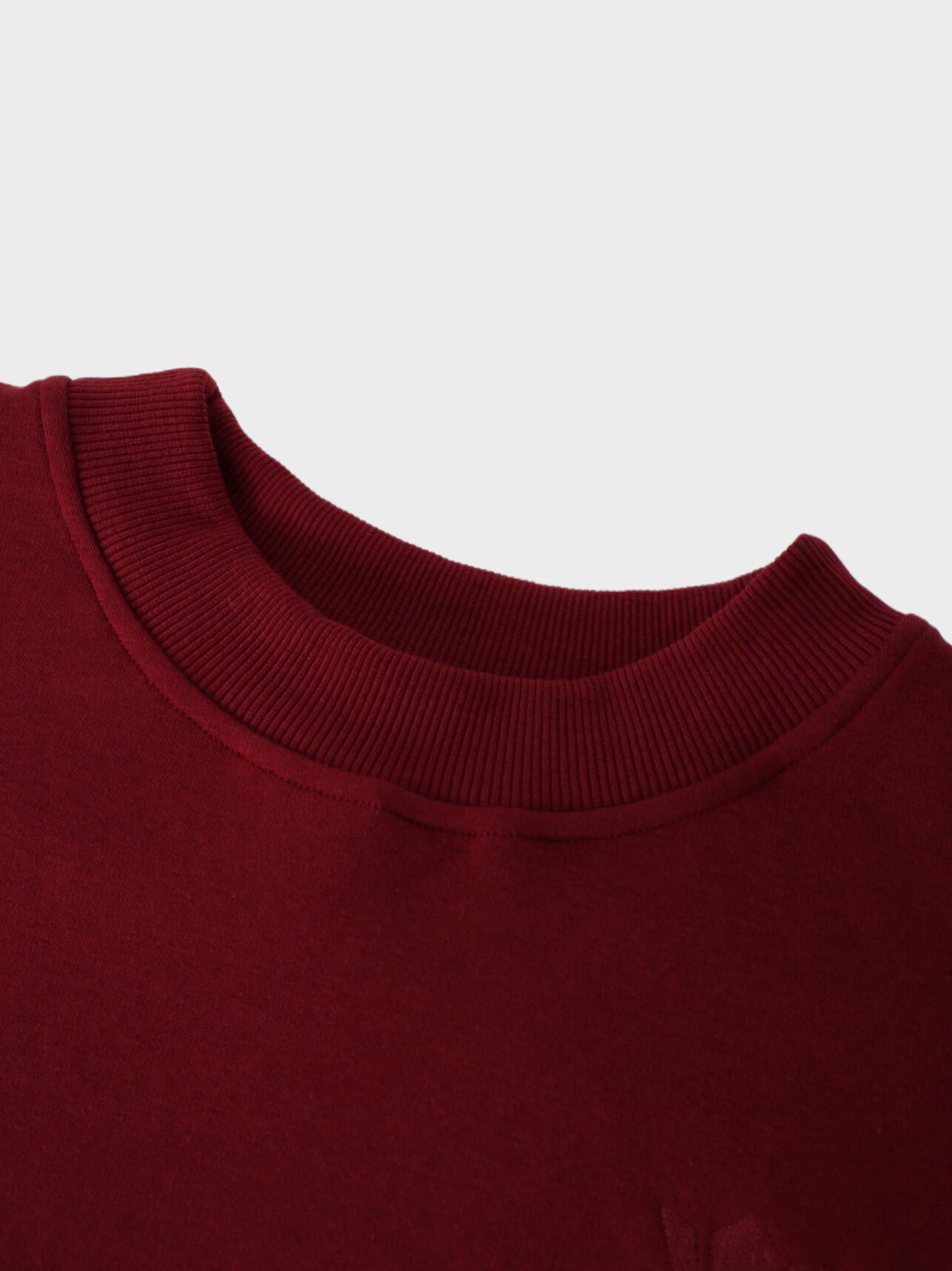 Logo Sweatshirt-Burgundy-3