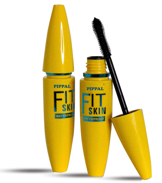 Pippal Fit Skin Mascara with Eyeliner Ultra Volume Volumizing Mascara for Bold And Dramatic Lashes Long Lasting Waterproof 12Gm (Pack of 1)