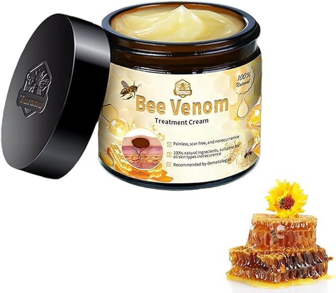 Bee Venom Skin Treatment Cream,Repair Maximum Strength for All Skin Types (2PCS)