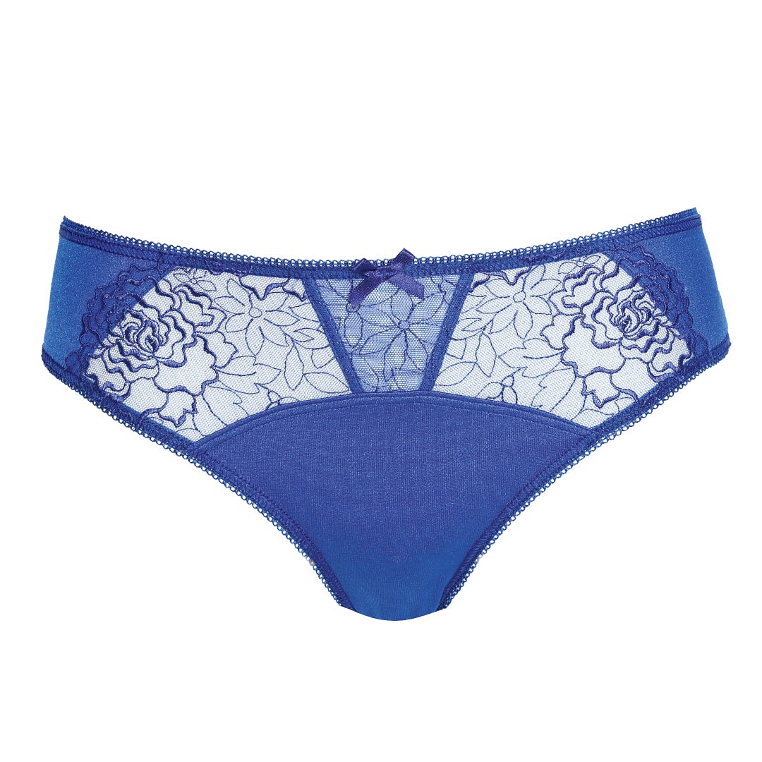 Gorteks Pamela Sapphire Semi Sheer Low Rise Bikini Panty-3