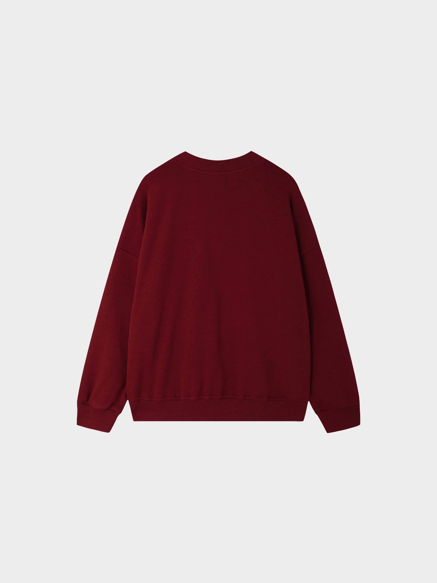Logo Sweatshirt-Burgundy-2