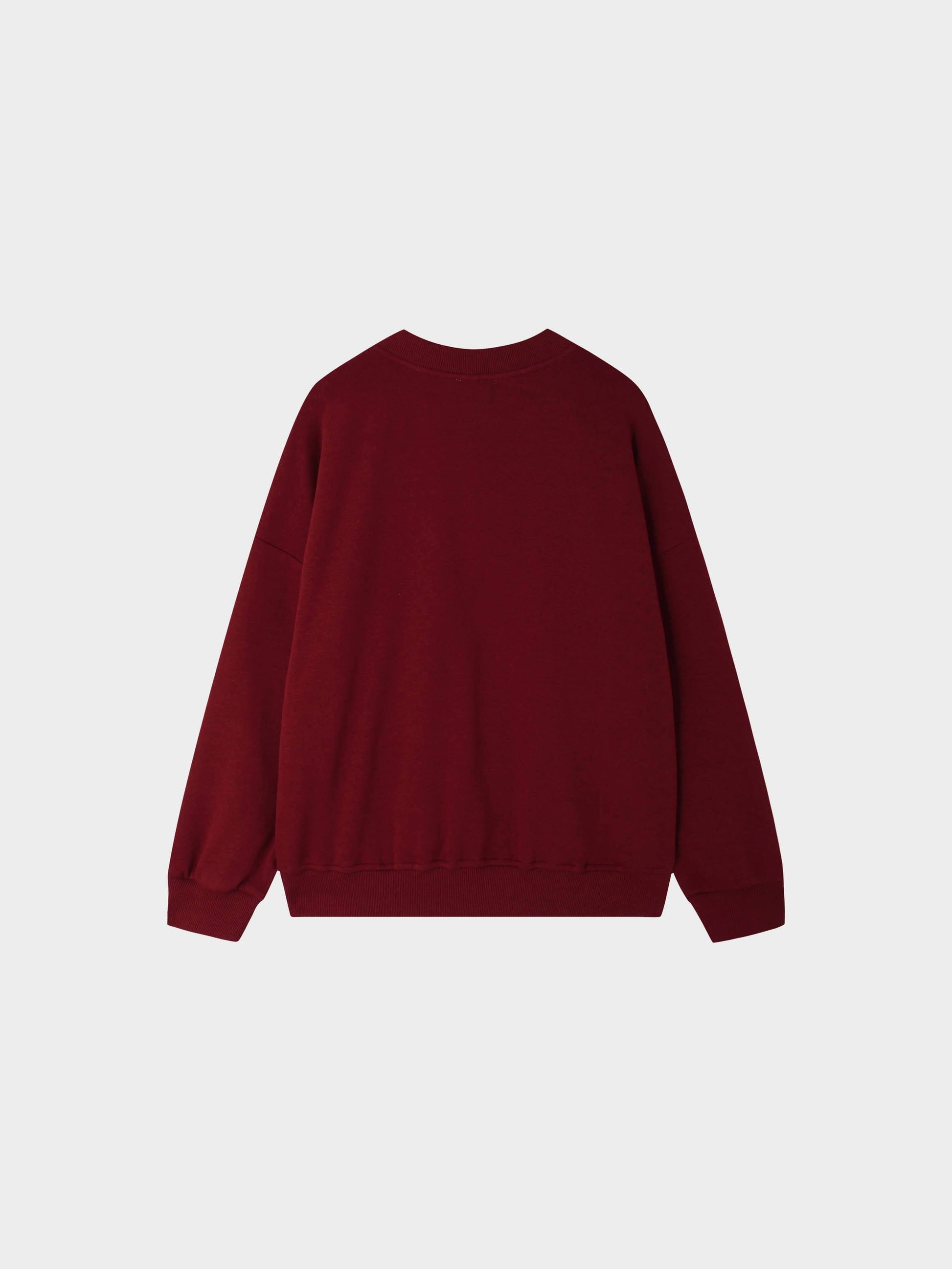 Logo Sweatshirt-Burgundy-2