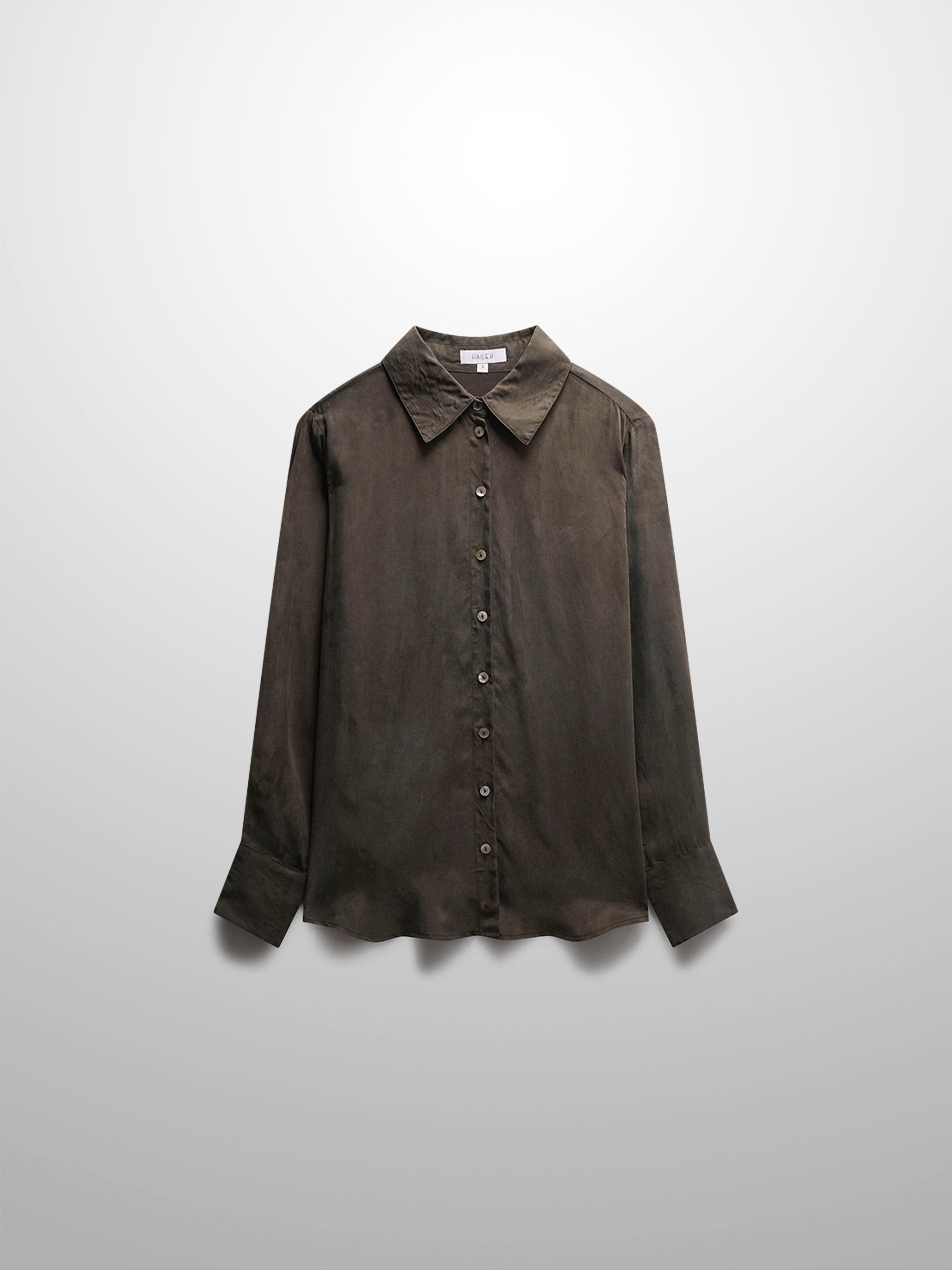 Cupro Blouse-Olive-0