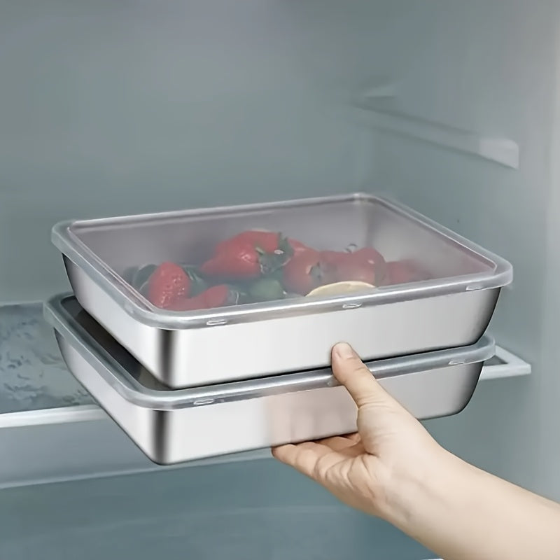 NNETM Leak-Proof Stainless Steel Food Storage Containers