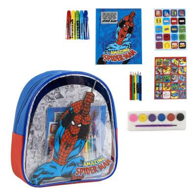 Spiderman bag + coloring book for kids