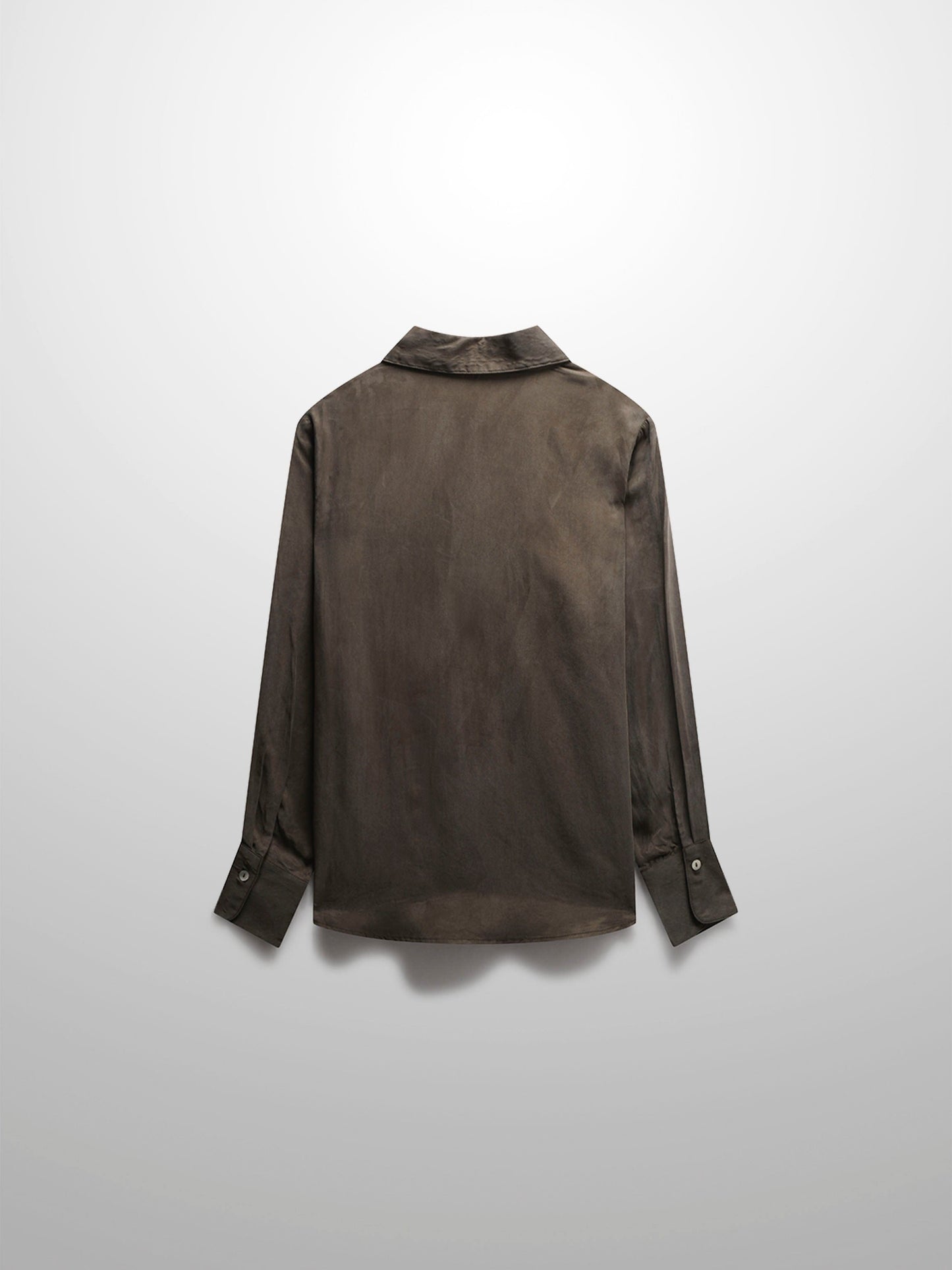 Cupro Blouse-Olive-1