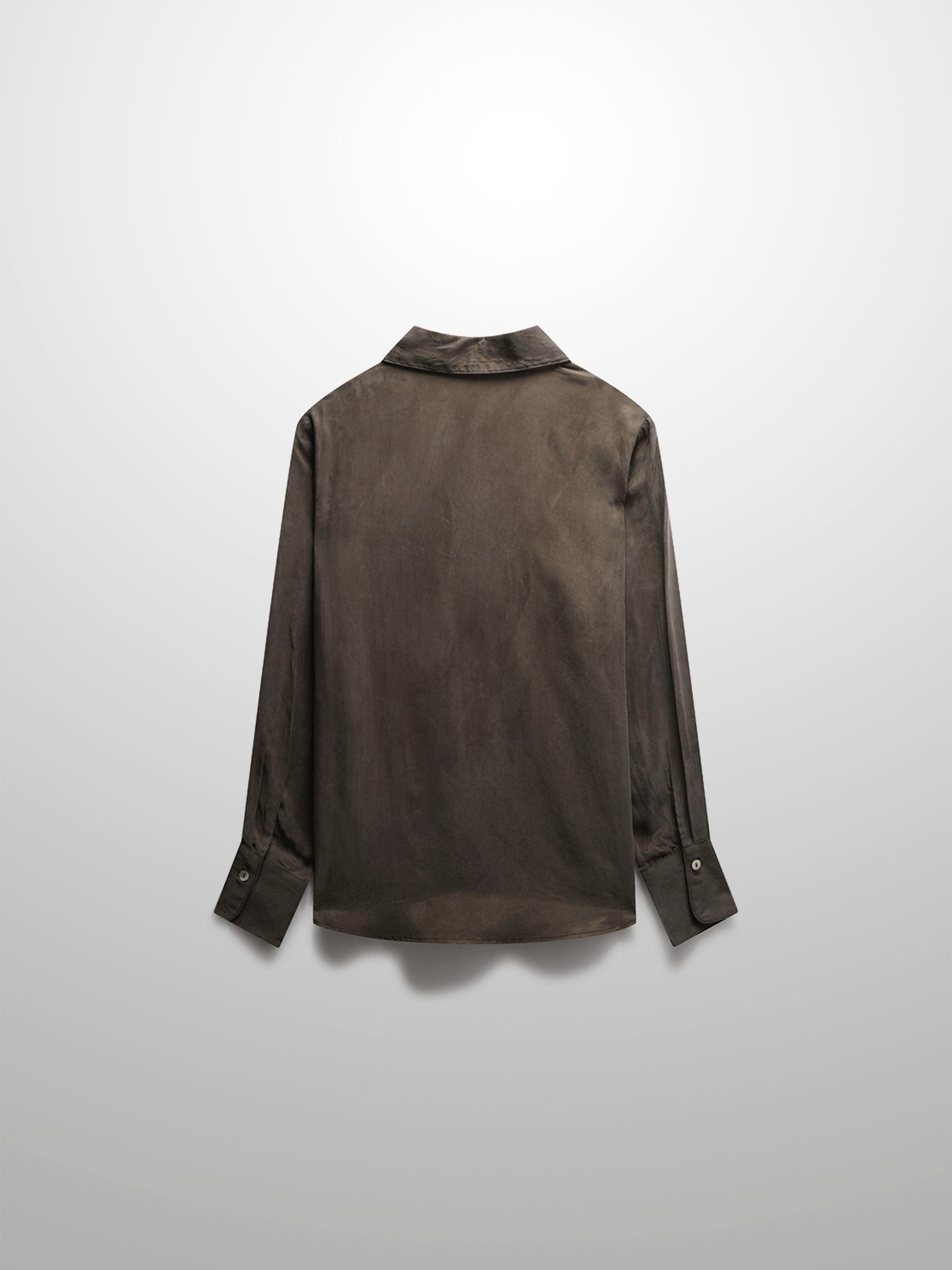 Cupro Blouse-Olive-1