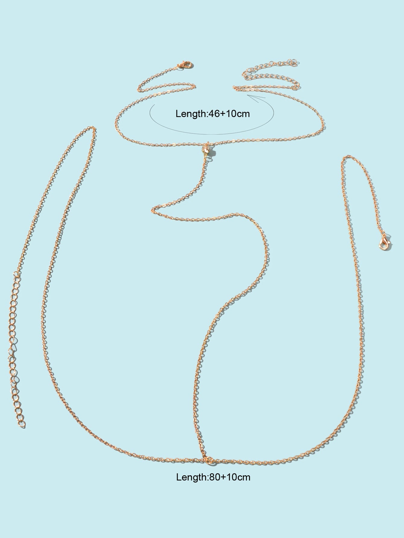 Women Gold Bikini Body Chain Beach Bra Chain Jewellery