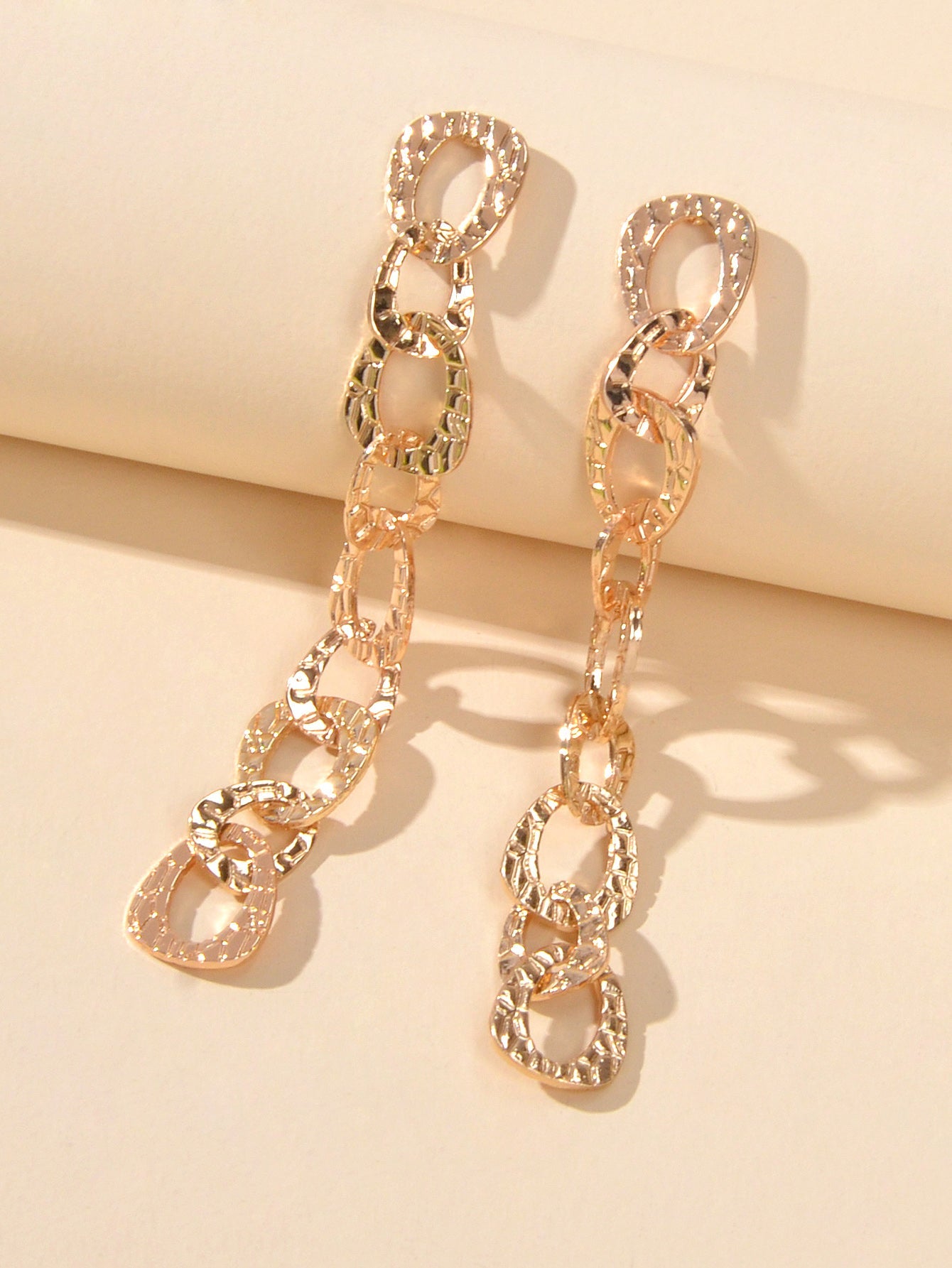 Anniversary Wedding Jewellery Gold Circle Long Knot Dangle Classics Earrings