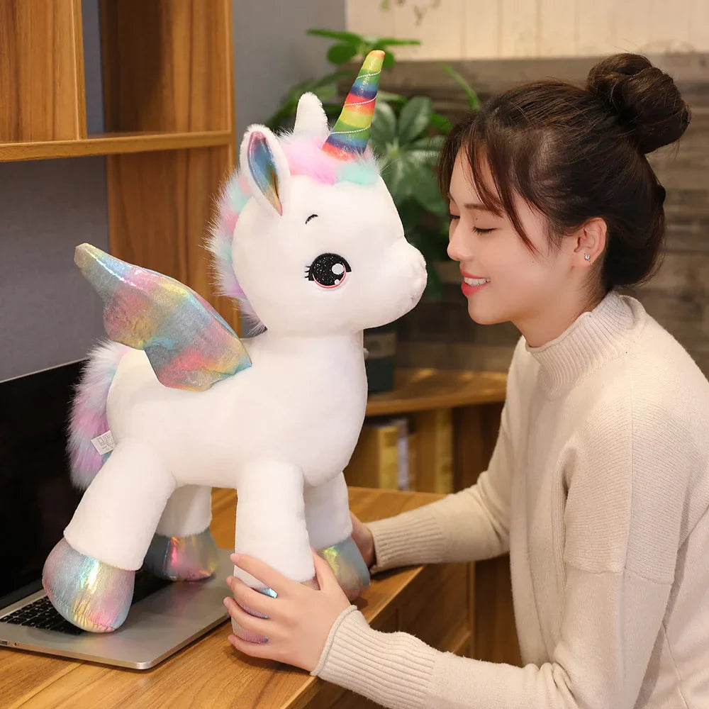 40CM Rainbow Unicorn Plush Toy for Kids