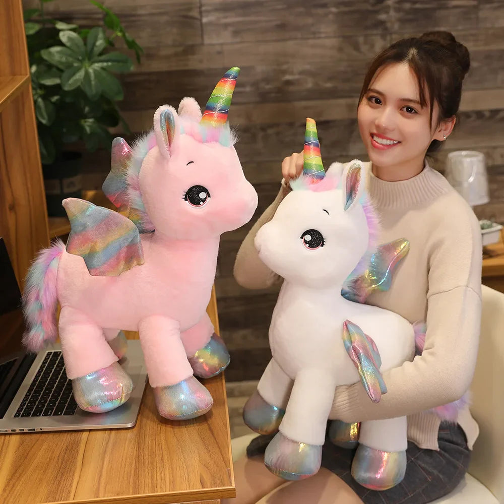 40CM Rainbow Unicorn Plush Toy for Kids