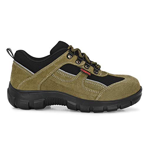 Ozarro Suede Leather Steel Toe Safety Shoes (S4423)