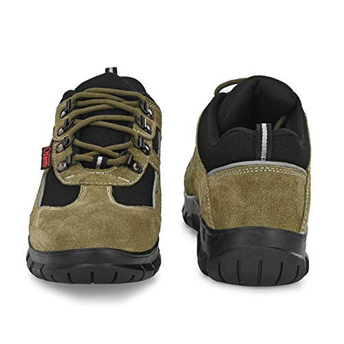 Ozarro Suede Leather Steel Toe Safety Shoes (S4423)