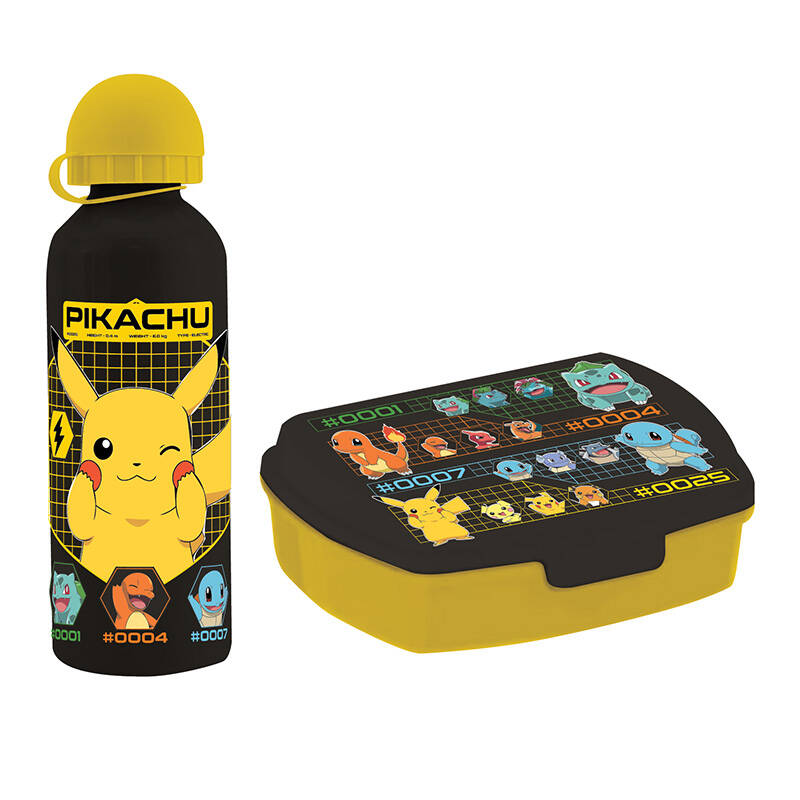 Kids Licensing Pokemon Műanyag gyerek Uzsonnásdoboz és kulacs - Mintás (PK00035)