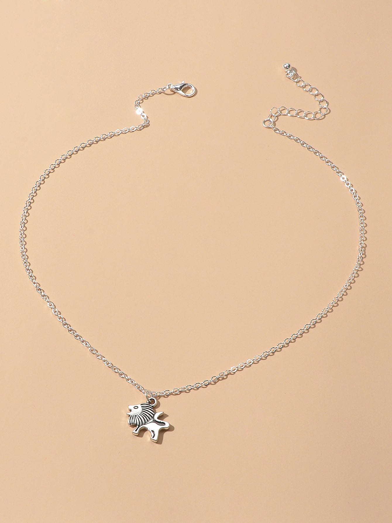 Ladies Jewellery Silver Chain Little Lion Necklace Wholesale Price Accessories