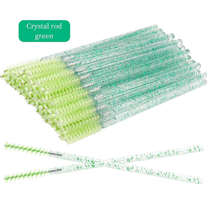 50Pcs Disposable Eyelash Brushes Set