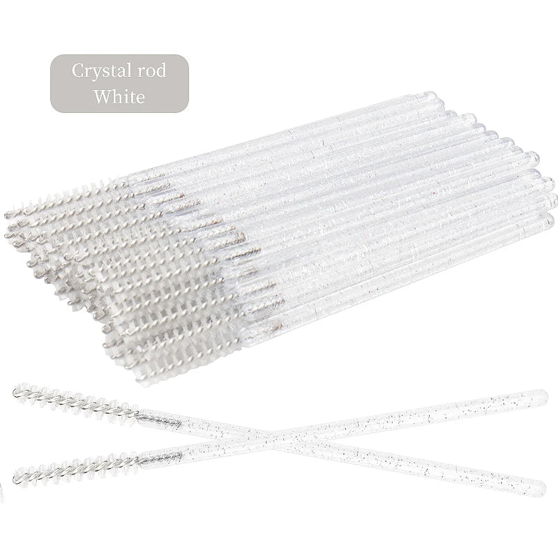 50Pcs Disposable Eyelash Brushes Set