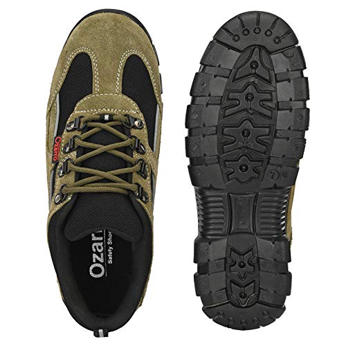 Ozarro Suede Leather Steel Toe Safety Shoes (S4423)