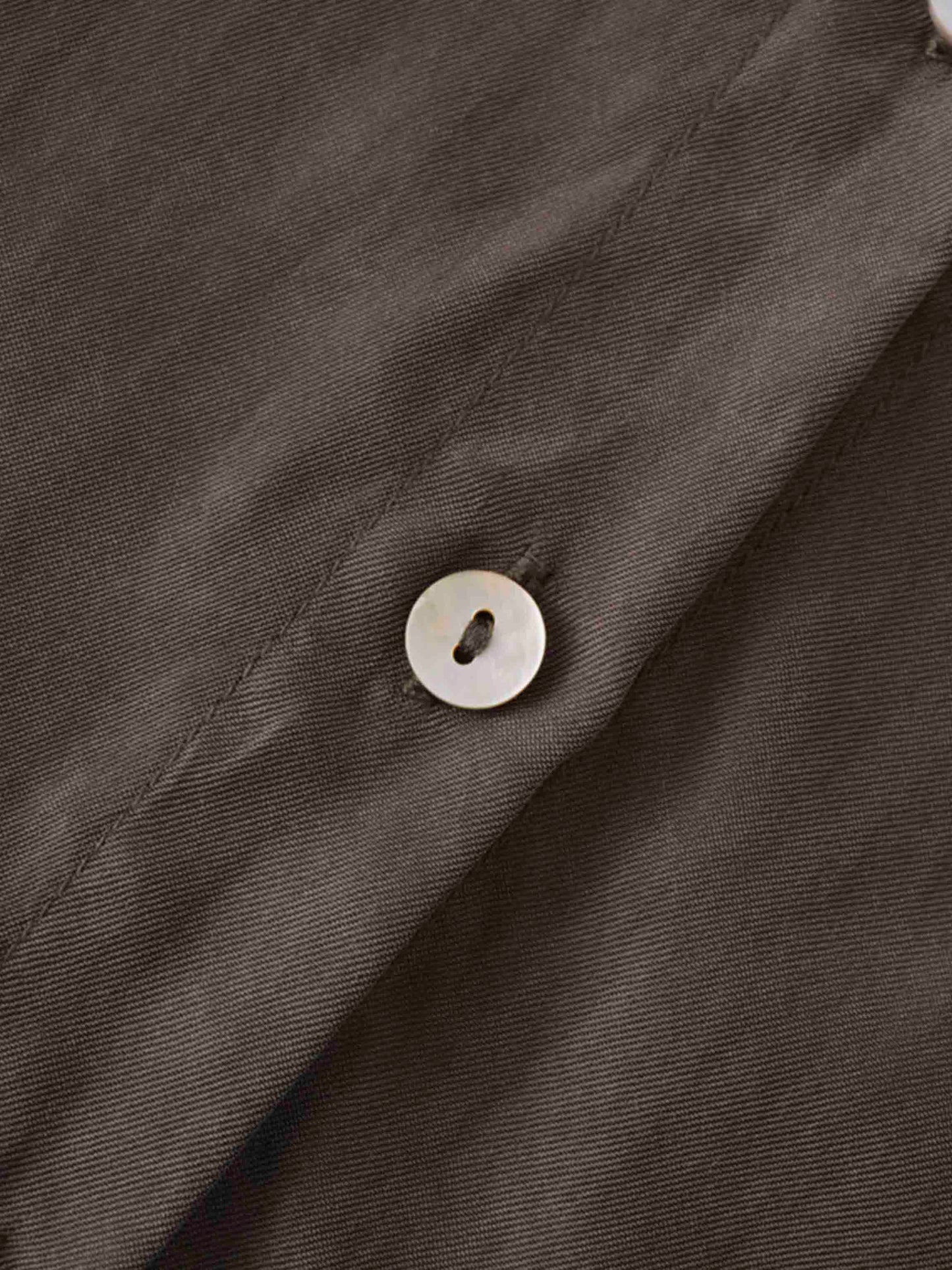 Cupro Blouse-Olive-3