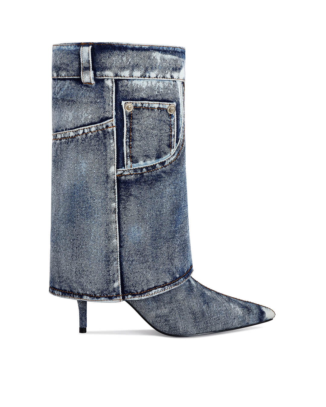 Alessia Denim Stiletto Boot