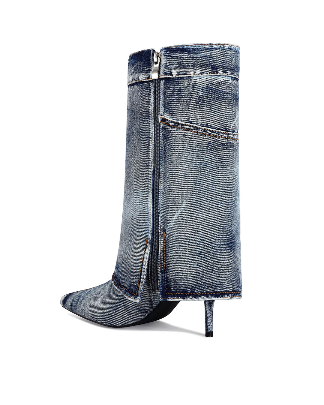 Alessia Denim Stiletto Boot