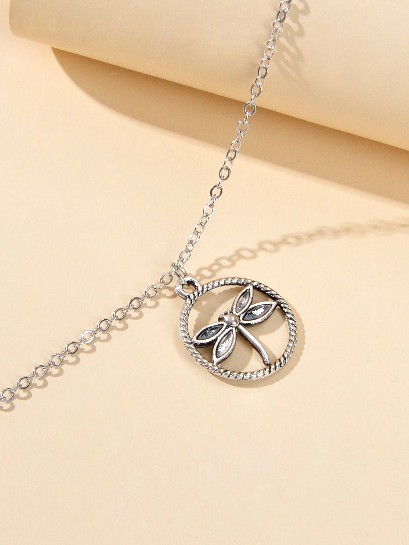 Ladies Jewellery Gold Silver Chain Circle Dragonfly Charm Friendship Bracelet