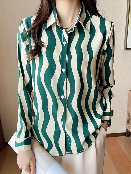 GRECIILOOKS Shirt for Women Stylish | Long Shirt for Women | Oversized Shirt for Women | Women Shirt | Woman TOP