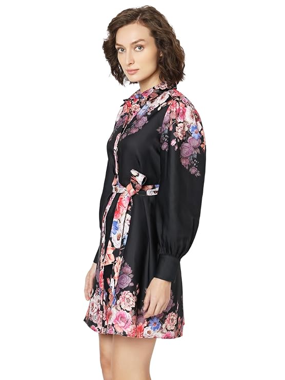 VERO MODA Women's Polyester Shirt Above The Knee Dress