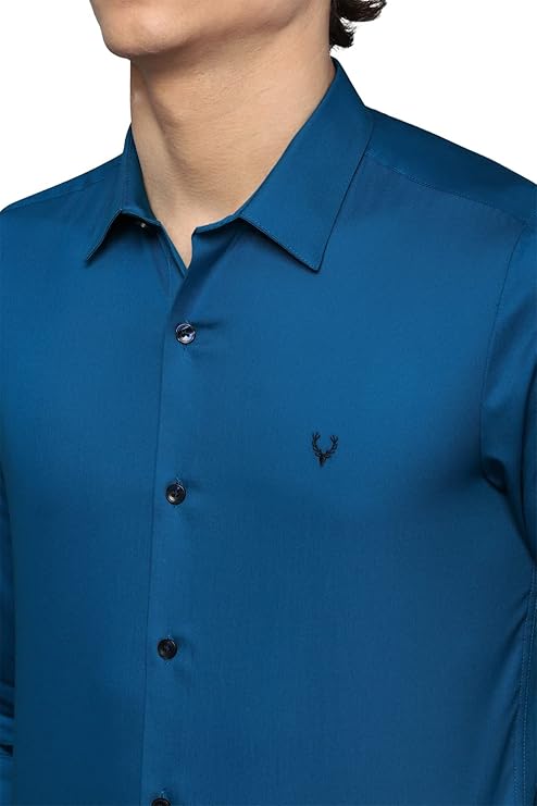 Allen Solly Men's 100% Cotton Regular Fit Shirt