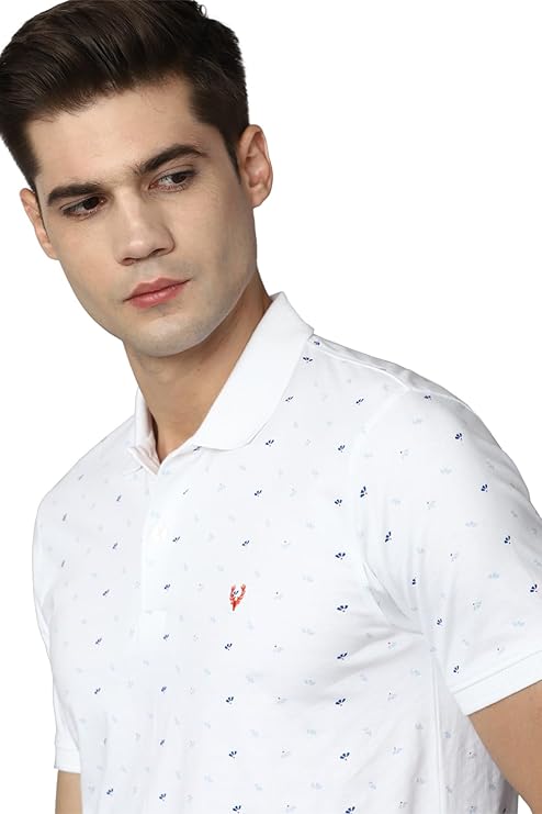 Allen Solly Men's 100% Cotton Regular Fit T-Shirt